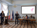 Wystąpienie Michała Młynarczyka z Narodowego Centrum Promieniowania Synchrotronicznego SOLARIS i Piotra Piwowarczyka z Fundacji Inicjatyw Innowacyjnych