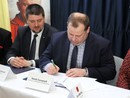 Podpisanie preumowy na realizację projektu pn. „Budowa i wyposażenie Zespołu Placówek Oświatowych w Piotrkowicach”