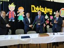 Podpisanie preumowy na realizację projektu pn. „Budowa i wyposażenie Zespołu Placówek Oświatowych w Piotrkowicach”