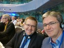 Grzegorz Orawiec - dyr. Departamentu Polityki Regionalnej UMWŚ i Adam Jarubas - Marszałek Województwa Świętokrzyskiego