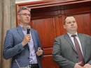 Adam Jarubas - Marszałek Województwa Świętokrzyskiego i Marek Szczepanik - członek Zarządu Województwa Świętokrzyskiego