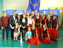 Wizyta Piotra Żołądka - członka Zarządu Województwa Świętokrzyskiego w jednej ze szkół w powiecie kazimierskim