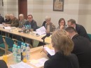 Członkowie Komitetu Monitorującego podczas obrad