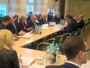 Członkowie Komitetu Monitorującego podczas obrad