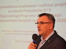 Członek Zarządu Województwa, Piotr Żołądek, podziękował zebranym za zaangażowanie w realizację projektów