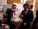 Wojciech Legawiec - prezes Uzdrowiska Busko-Zdrój i Artur Orzechowski - Ambasador RP w Królestwie Belgii
