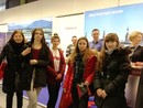 Młodzież na stoisku regionu świętokrzyskiego Targach ITB w Berlinie