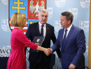 Podpisanie umowy o dofinasowanie projektu z Regionalnego Programu Operacyjnego Województwa Świętokrzyskiego 2014-2020 z Gminą Staszów 
