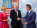 Podpisanie umowy o dofinasowanie projektu z Regionalnego Programu Operacyjnego Województwa Świętokrzyskiego 2014-2020 z Gminą Staszów 