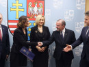 Uroczyste podpisanie umów w dn. 31.01.2020 r., na projekty dotyczące opieki zdrowotnej w ramach  Regionalnego Programu Operacyjnego Woj. Świętokrzyskiego 2014 - 2020. 