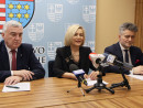 Uroczyste podpisanie umów w dn. 31.01.2020 r., na projekty dotyczące opieki zdrowotnej w ramach  Regionalnego Programu Operacyjnego Woj. Świętokrzyskiego 2014 - 2020. 