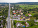 Aerial view of the new car