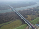 Most na Wiśle widok z lotu ptaka