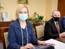 Wicemarszałkowie Renata Janik i Marek Boguslawski