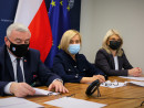Marszałek Województwa Andrzej Bętkowski, Wicemarszałka Województwa Renaty Janik i Katarzyny Kubickiej – Dyrektora Departamentu EFS 