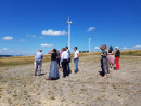 Uczestnicy podczas oglądania  zielonej energii