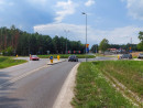 Rondo drogowe z 3 pojazdami