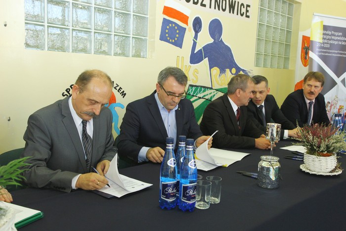 Podpisanie umowy o dofinansowanie