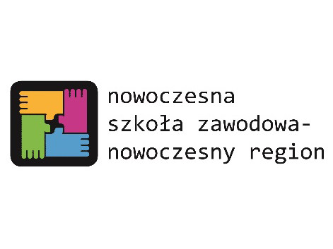 Logo projektu Nowoczesna szkoła zawodowa - nowoczesny region