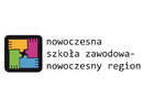 Logo projektu Nowoczesna szkoła zawodowa - nowoczesny region