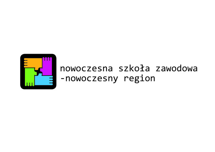 Logo projektu Nowoczesna Szkoła Zawodowa – Nowoczesny Region