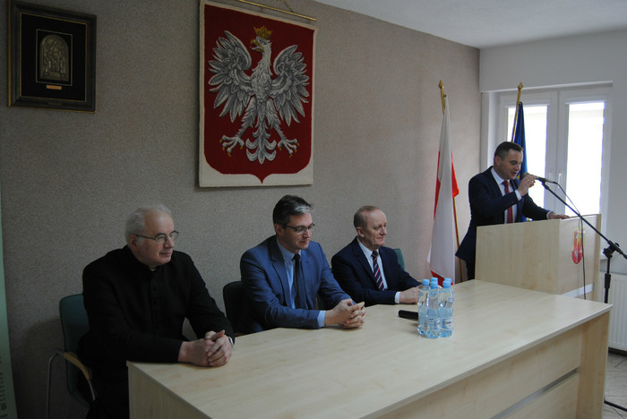 Wystąpienie Grzegorza Dziubka - Burmistrza Włoszczowy