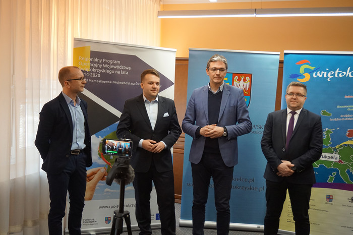 Bartłomiej Zapała, Marek Materek, Adam Jarubas oraz Grzegorz Orawiec