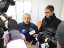 Dr hab. n. med. Stanisław Góźdź - dyrektor Świętokrzyskiego Centrum Onkologii i Adam Jarubas - marszałek województwa świętokrzyskiego