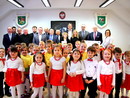 Wizyta Adama Jarubasa - marszałka województwa świętokrzyskiego w Samorządowym Przedszkolu w Pacanowie