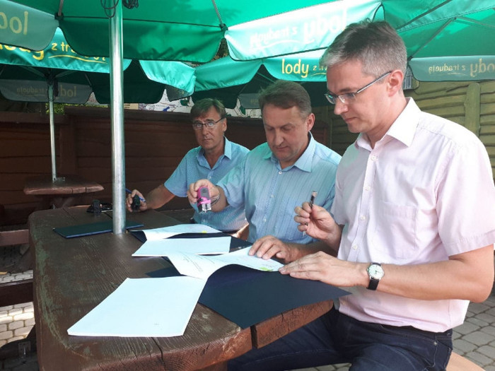 Nową ścieżką rowerową po gminie Bodzentyn