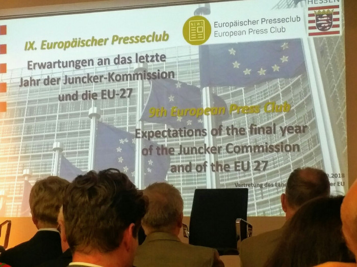  IX SPOTKANIE EUROPEJSKIEGO KLUBU PRASOWEGO  W BRUKSELI
