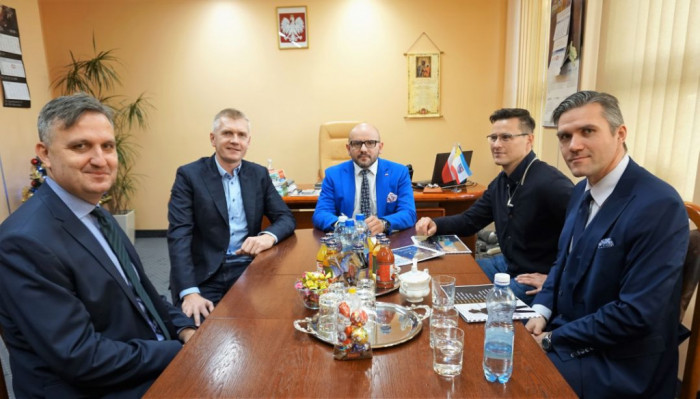 Rozmawiali o współpracy przy organizacji Międzynarodowego Festiwalu Sportów Plażowych
