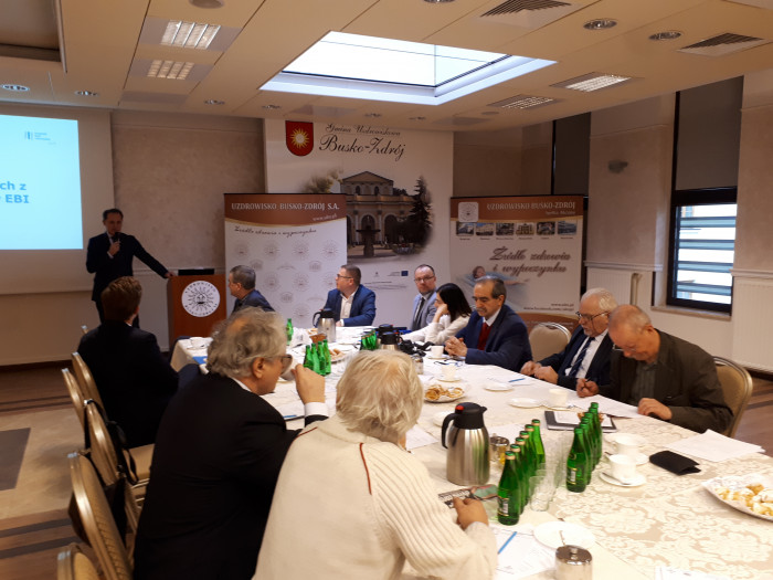 Spotkania delegacji Europejskiego Banku Inwestycyjnego z Klastrem Uzdrowiskowym Busko-Zdrój oraz władzami samorządowymi Kazimierzy Wielkiej