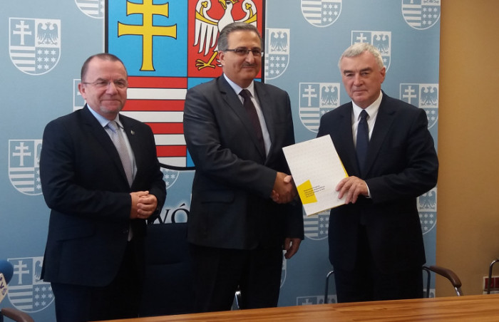 Nowy pawilon w szpitalu w Czerwonej Górze