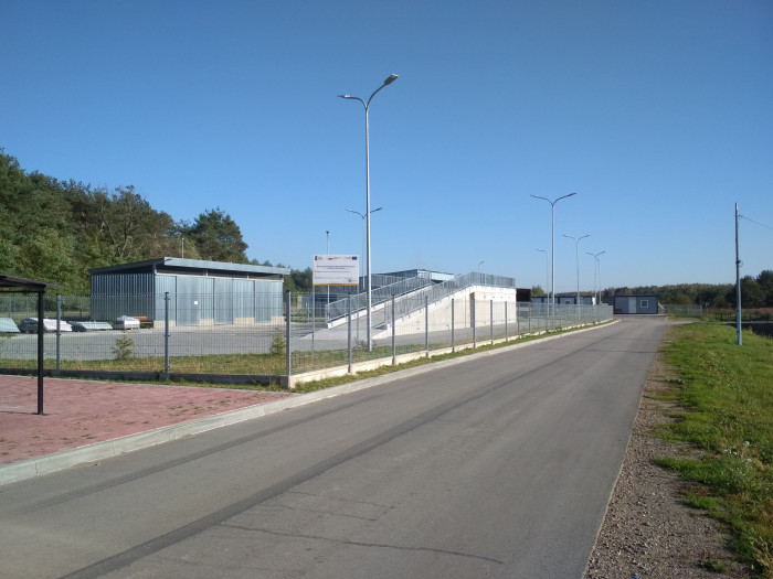 Selective collection point for municipal waste