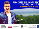 Baner promujący fundusze europejskie w świętokrzyskiem