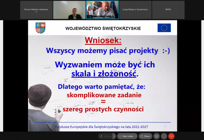 Samorządowcy na start! – ruszyły szkolenia z tworzenia projektów EFS w nowej perspektywie 2021 - 2027 