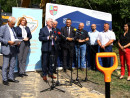 Ujazd. Wbicie symbolicznej łopaty
