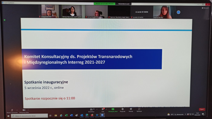 Spotkanie odbyło sie w formule on-line