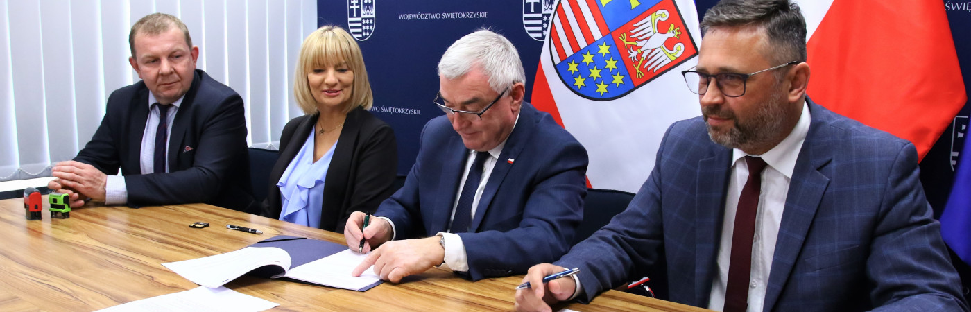 Podpisanie umów dofinansowanych z Funduszy Europejskich