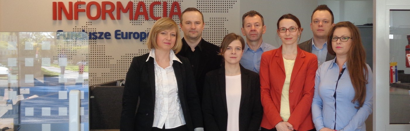 Pracownicy Głównego Punktu Informacyjnego Funduszy Europejskich w Kielcach