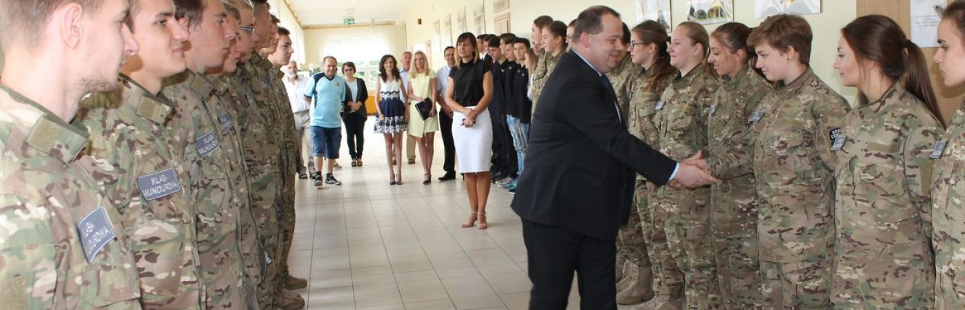 Wizyta Marka Szczepanika - członka Zarządu Województwa Świętokrzyskiego w Opatowie