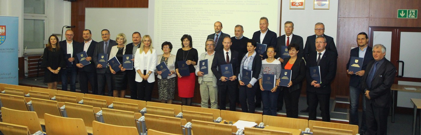 Zawarcie porozumień związanych z realizacją projektu pn. „Informatyzacja Placówek Medycznych Województwa Świętokrzyskiego”