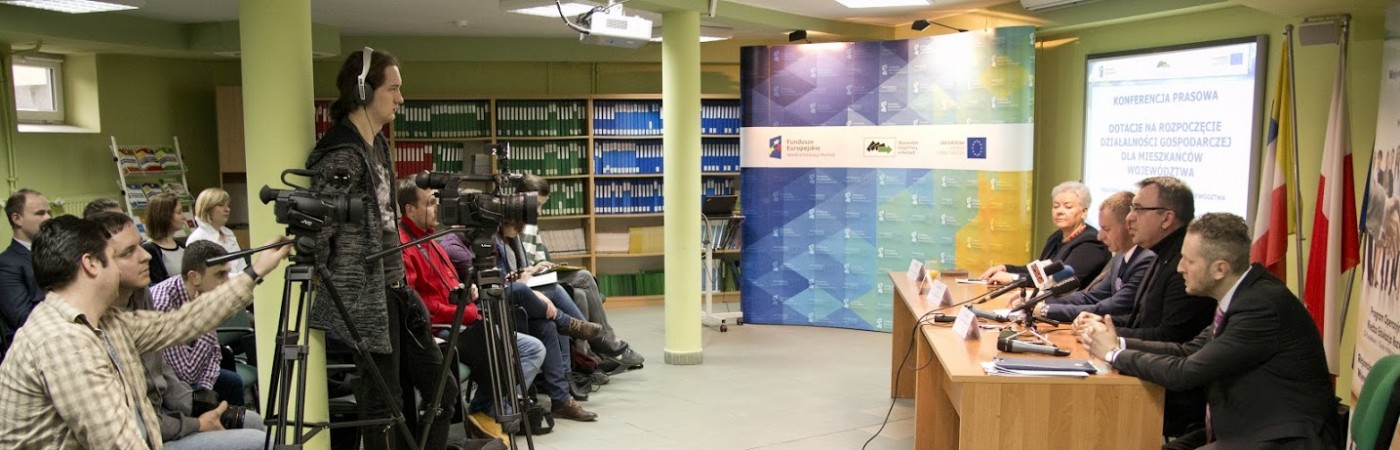 Uczestnicy konferencji prasowej