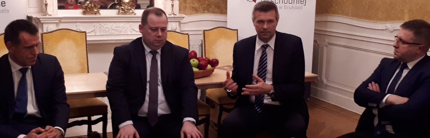 Spotkanie z Arturem Orzechowskim - Ambasadorem RP w Królestwie Belgii oraz Bogdanem Wentą - Posłem do Parlamentu Europejskiego