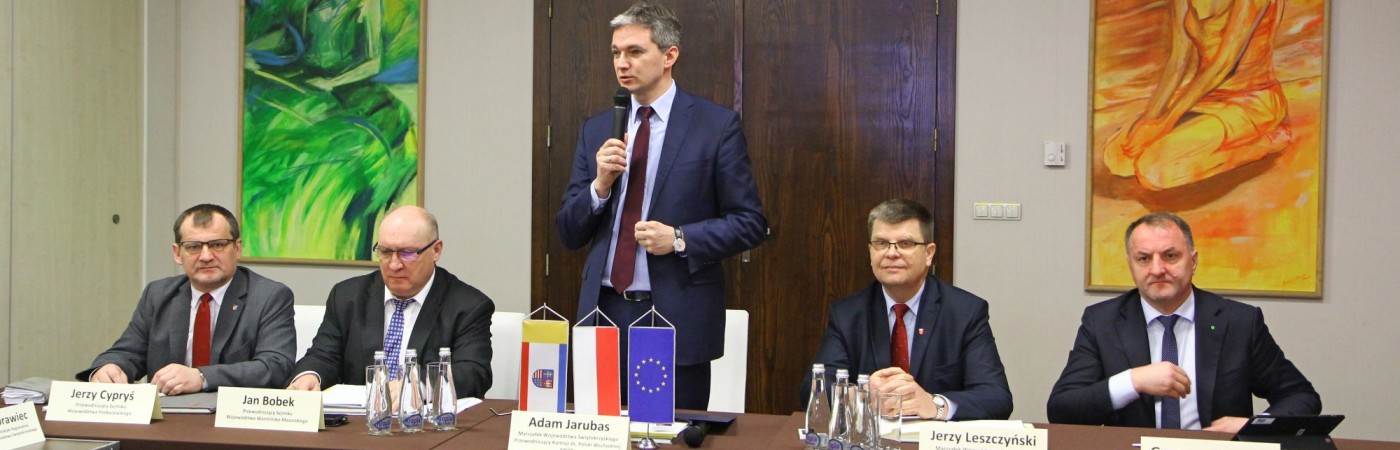 Przemawia Adam Jarubas - Marszałek Województwa Świętokrzyskiego