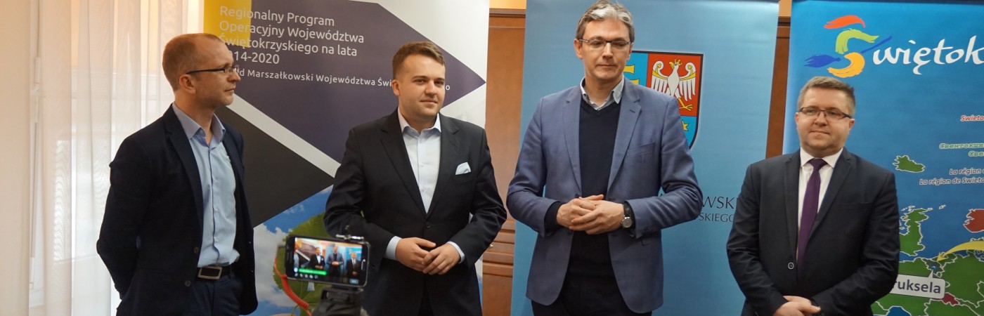 Bartłomiej Zapała, Marek Materek, Adam Jarubas oraz Grzegorz Orawiec