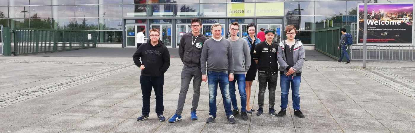 Wizyta młodzieży na Międzynarodowych Targach Hannover Messe 2018
