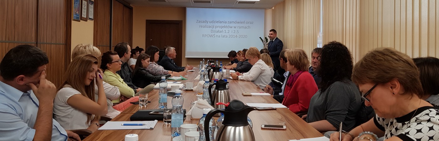 Warsztaty szkoleniowe dla Beneficjentów objętych Działaniami 1.2 i 2.5