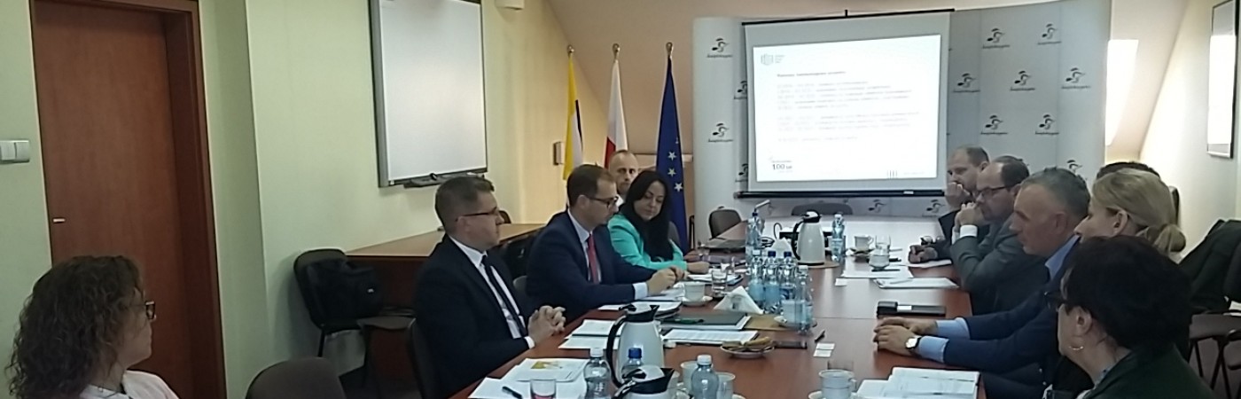 Spotkanie przedstawicieli UMWŚ z przedstawicielami GUM-u, PŚK oraz ekspertami JASPERS